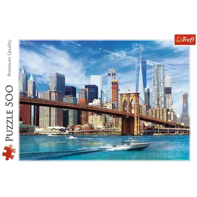 Puzzle 500 el. Widok na Nowy Jork Trefl