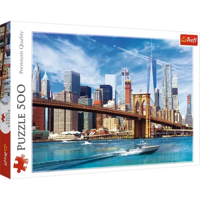 Puzzle 500 el. Widok na Nowy Jork Trefl