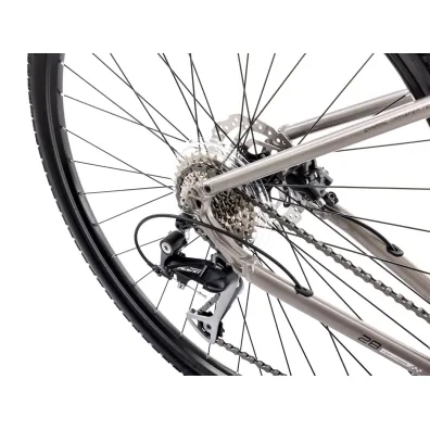 Romet Rower crossowy ORKAN 4 D 2024 szampasko-czarno-srebrny 20 L