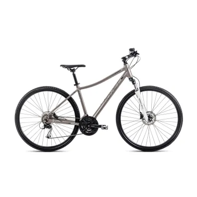 Romet Rower crossowy ORKAN 4 D 2024 szampasko-czarno-srebrny 20 L