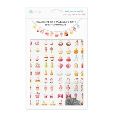 Bransoletki diy z zawieszkami puffy sweeties Dalprint