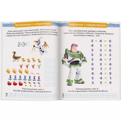 Disney uczy Elementarz matematyczny wiczenia