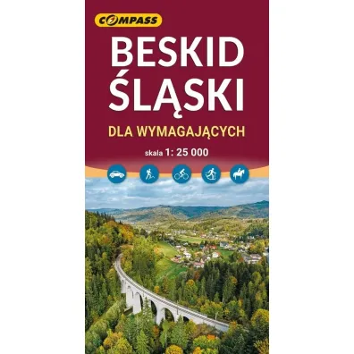 Beskid �l�ski dla wymagaj�cych mapa skala 1 : 25 000
