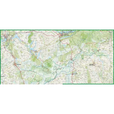 Biebrza�ski Park Narodowy 1:85 000 laminat 2024