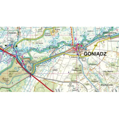 Biebrza�ski Park Narodowy 1:85 000 laminat 2024