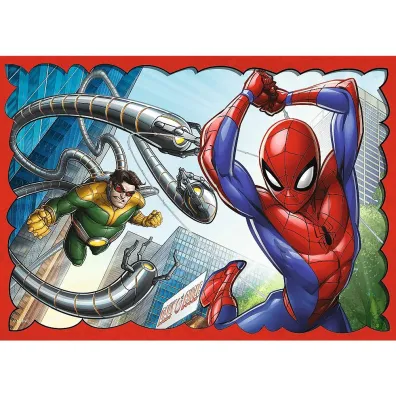 Puzzle 4w1 - Bohaterski SpiderMan (35+48+54+70 el.) Trefl