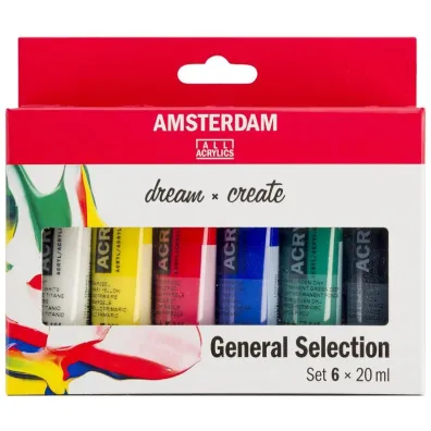 Talens Farby akrylowe Standard 6 x 20 ml