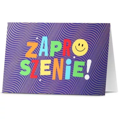 Pan Dragon Zaproszenie Uniwersalne 5 szt.