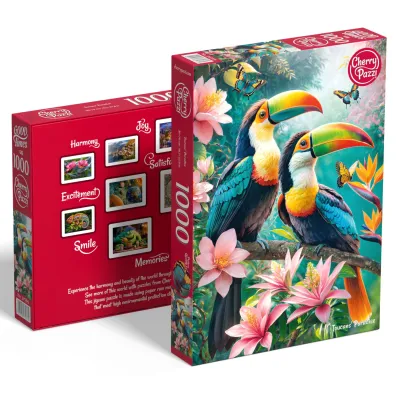 Puzzle 1000 el. Toucans' Paradise CherryPazzi