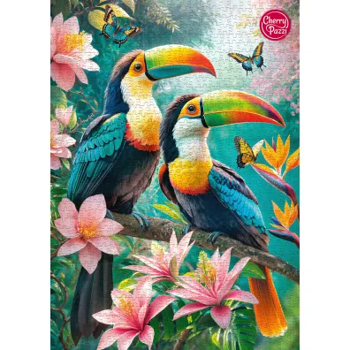 Puzzle 1000 el. Toucans' Paradise CherryPazzi