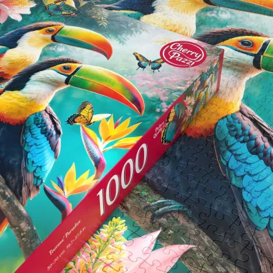 Puzzle 1000 el. Toucans' Paradise CherryPazzi