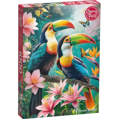 Puzzle 1000 el. Toucans' Paradise CherryPazzi