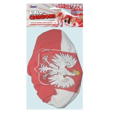 Arpex Flaga Polski na lusterka samochodowe 2 szt.