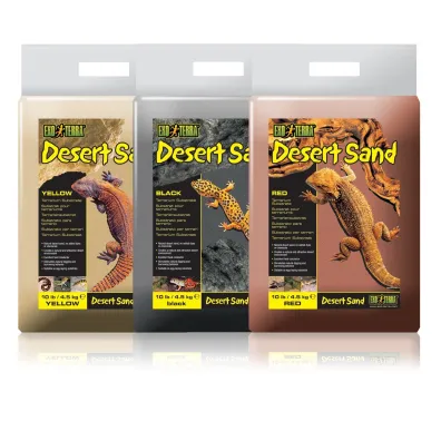 Exo Terra Pod�o�e Desert Sand, czarne (uszkodzone opakowanie) 4.5 kg