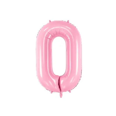 PartyDeco Balon foliowy 0 r�owy 86cm