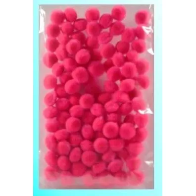 Galeria Hobby Pompony pink 100 szt.