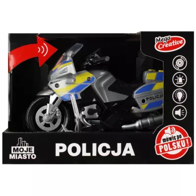 Motocykl Policja Moje Miasto MEGA CREATIVE 520415