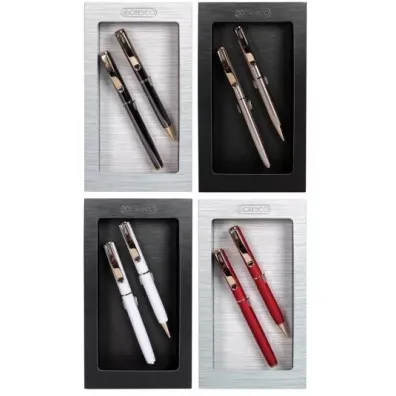 Cresco Zestaw Pi�ro + d�ugopis CLASSIC w etui GIFT BOX
