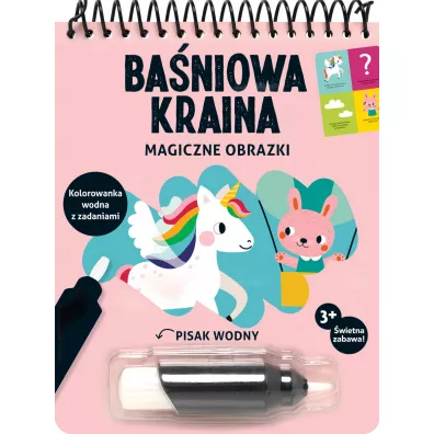 Magiczne obrazki. Baniowa kraina. Kolorowanka wodna z zadaniami - Deborah van de Leijgraaf