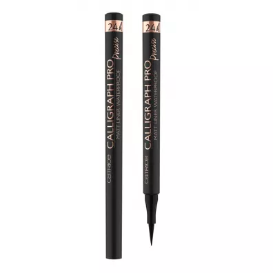 Catrice Calligraph Pro Precise 24h Matt Liner Waterproof liner do powiek 010 Intense Black 1.2 ml