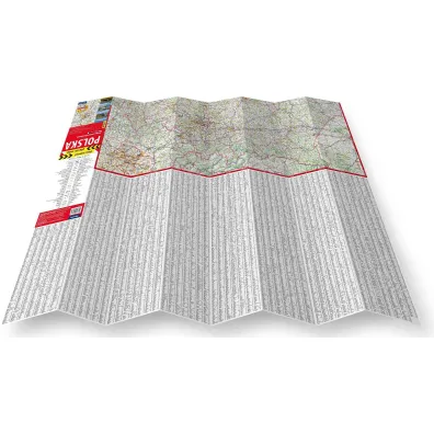 Polska mapa samochodowa 1:700 000 foliowana 2026