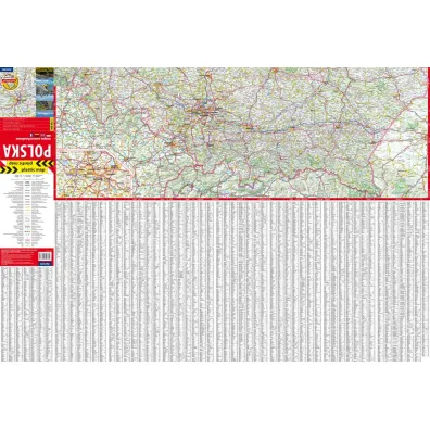 Polska mapa samochodowa 1:700 000 foliowana 2026