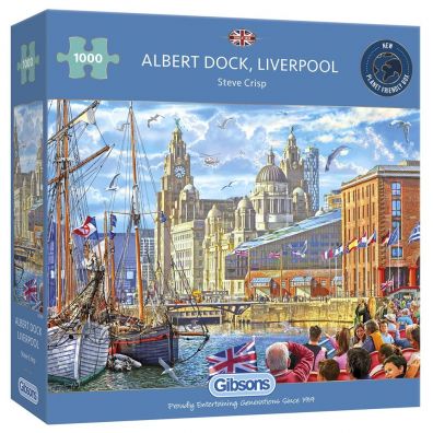 Puzzle 1000 el. Royal Albert Dock, Liverpool, Anglia Gibsons