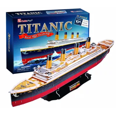 Puzzle 3D 113 el. Titanic Cubic Fun