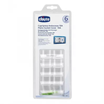 Chicco Safe Zatyczki do gniazdka elektrycznego (10A) 6 m+