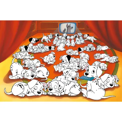 Puzzle 600 el. 101 Dalmaty�czyk�w Disney Trefl
