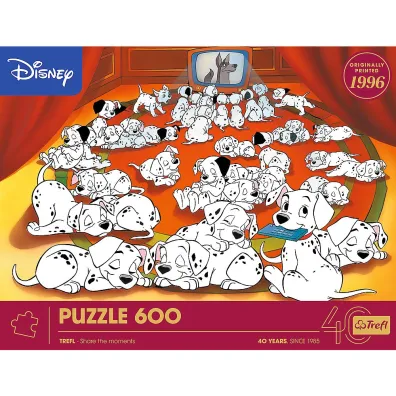Puzzle 600 el. 101 Dalmaty�czyk�w Disney Trefl