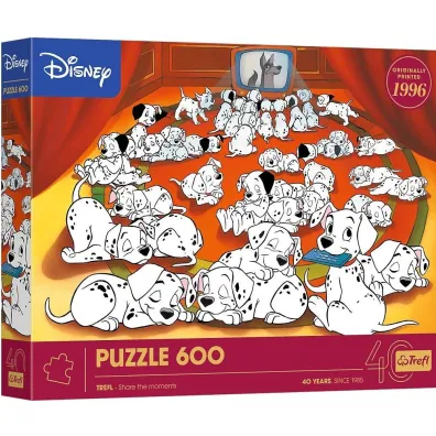 Puzzle 600 el. 101 Dalmaty�czyk�w Disney Trefl