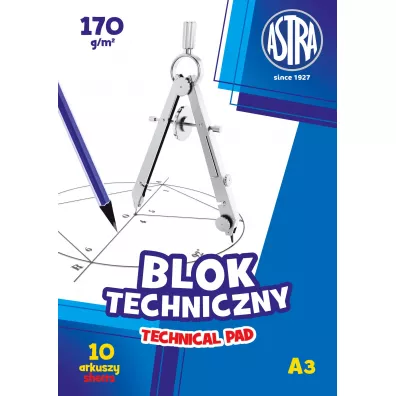 Astra Blok techniczny A3 10 kartek