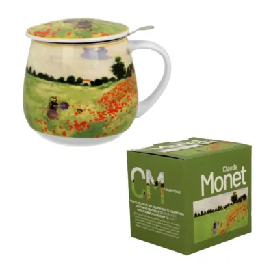 Duo Sp. z o.o. Kubek bary�ka z zaparzaczem Monet Poppy 430 ml