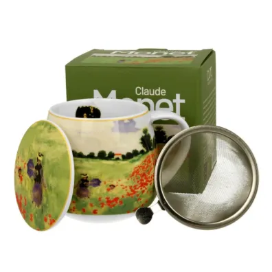 Duo Sp. z o.o. Kubek bary�ka z zaparzaczem Monet Poppy 430 ml
