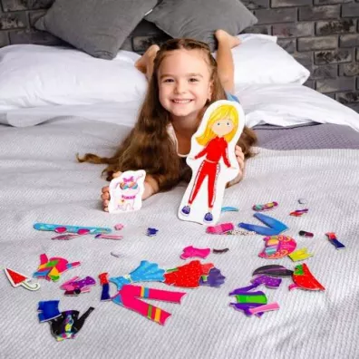 Puzzle Magnetyczna Ubieranka. Alice And Polly Roter Kafer
