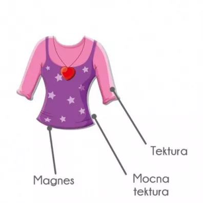 Puzzle Magnetyczna Ubieranka. Alice And Polly Roter Kafer