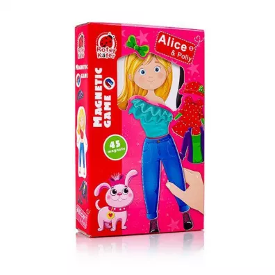 Puzzle Magnetyczna Ubieranka. Alice And Polly Roter Kafer