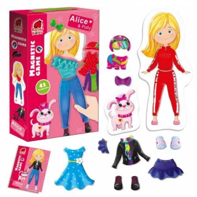 Puzzle Magnetyczna Ubieranka. Alice And Polly Roter Kafer