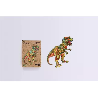 Puzzle drewniane eko 72 el. Tyranozaur rex A4 PuzzleOK