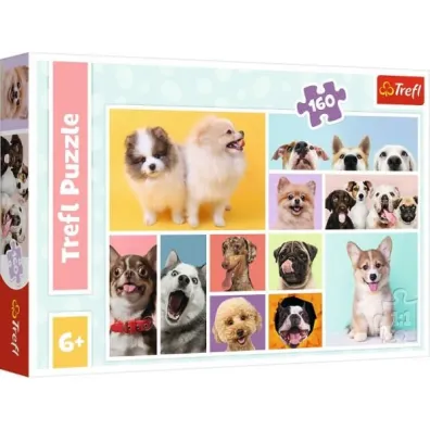 Puzzle 160 el. Psia przyja�� Trefl