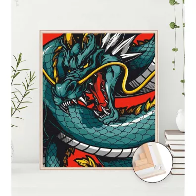Twoje Hobby Malowanie po numerach - Kr�lewski smok 40x50cm