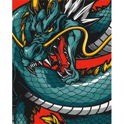 Twoje Hobby Malowanie po numerach - Kr�lewski smok 40x50cm