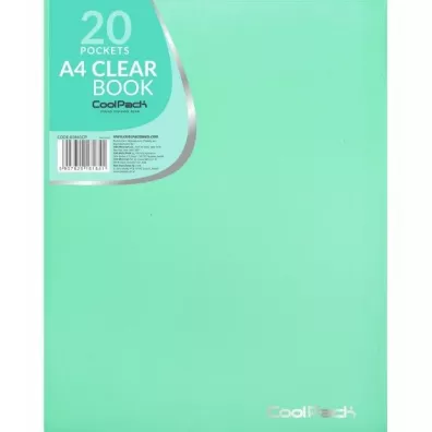 Teczka Clear Book A4 Coolpack Pastel 20 koszulek mitowy