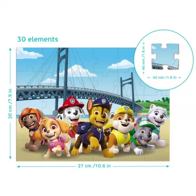 Puzzle 30 el. Paw Patrol 2 in1 Dodo