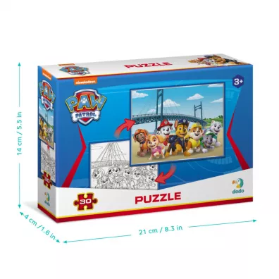 Puzzle 30 el. Paw Patrol 2 in1 Dodo