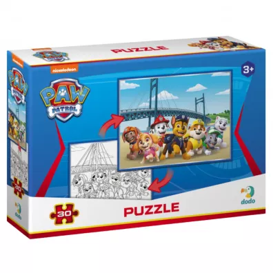 Puzzle 30 el. Paw Patrol 2 in1 Dodo