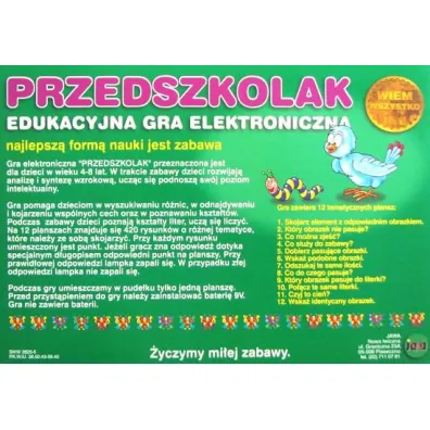 Przedszkolak
