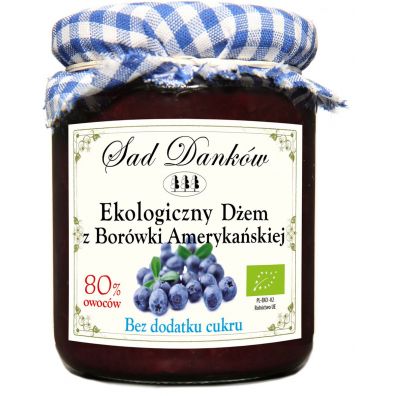 Sad Danków Borówka amerykańska 80% 260 g Bio