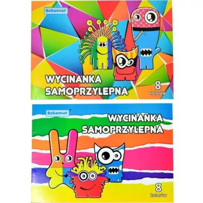 Schemat Papier kolorowy samoprzylepny A5 1 szt.